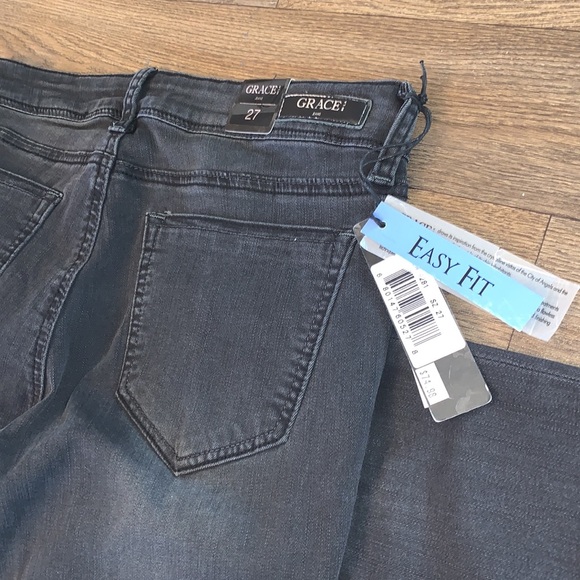 Grace in LA Womens Size 27 Skinny Easy Fit Stretchy Denim Jean NWT - Picture 10 of 16